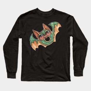 Green donut bat Long Sleeve T-Shirt